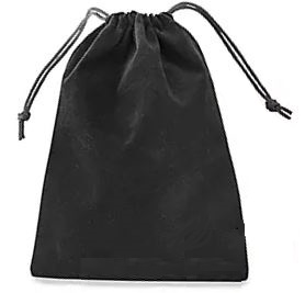 Custom Black Velvet Bag main image